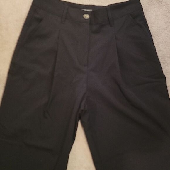 Wild Fable Black Pleated Dress Pants High Waisted Sz 10 - Picture 1 of 9